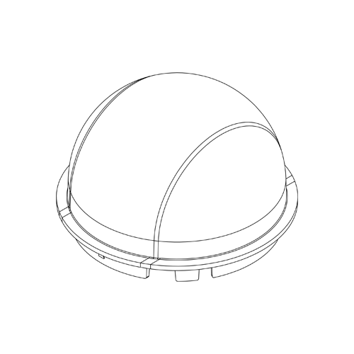 [DMBBL-1011] IR Dome bubble replacement; 4.7" Dia